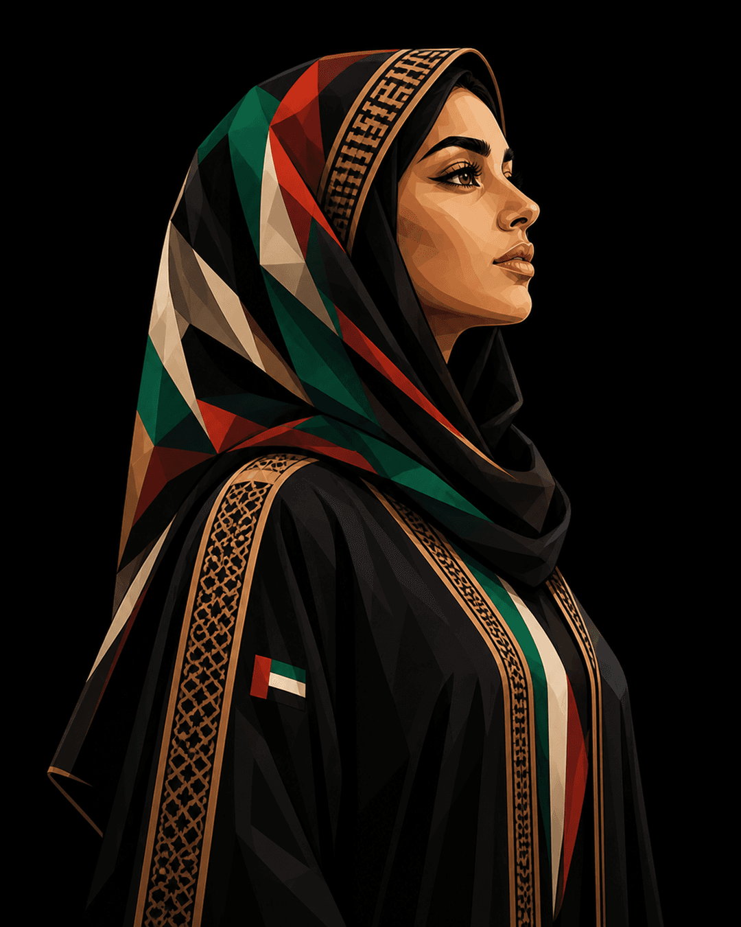 Emirati culture illustration