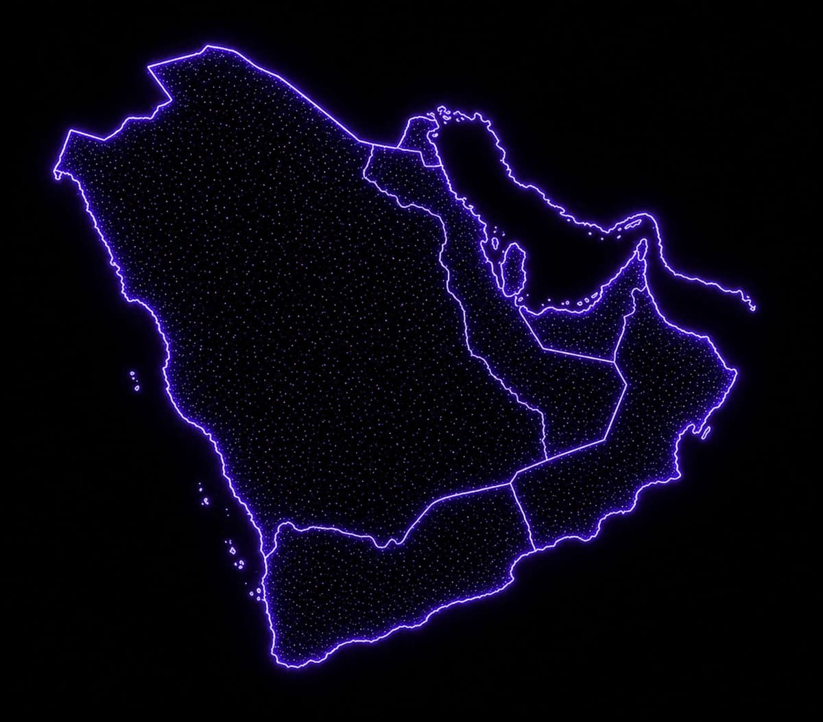 GCC map