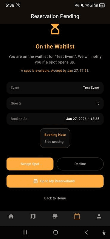 Event Management Platform screenshot